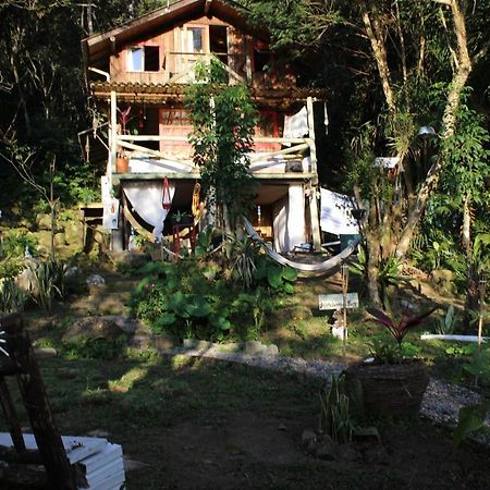 Cabana Mágica Praia é floresta, vale da Utopia, Pinheira Villa Guarda do Embaú Esterno foto