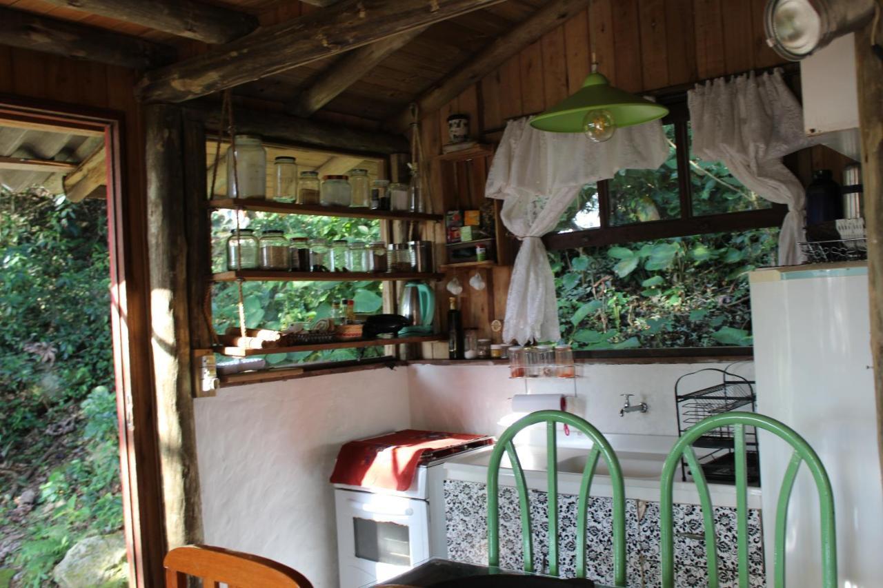 Cabana Mágica Praia é floresta, vale da Utopia, Pinheira Villa Guarda do Embaú Esterno foto